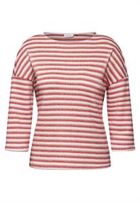 Strick-Look Shirt granita red