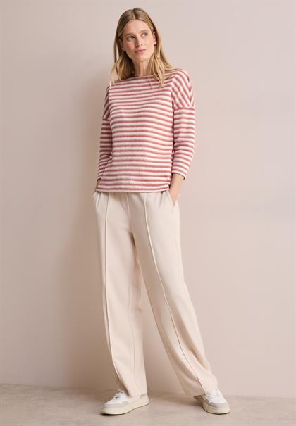 Strick-Look Shirt granita red