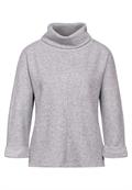 Strick-Look Shirt mit Kragen heather grey mel.