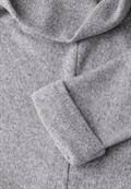 Strick-Look Shirt mit Kragen heather grey mel.