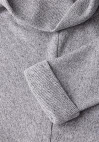 Strick-Look Shirt mit Kragen heather grey mel.
