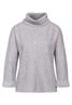 Strick-Look Shirt mit Kragen heather grey mel.