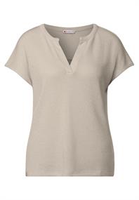 Strick-Look Shirt moonstone sand
