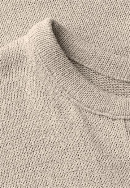 Strick-Look Shirt moonstone sand