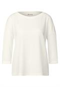 Strick-Look Shirt off white