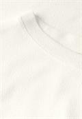 Strick-Look Shirt off white