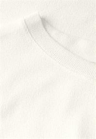 Strick-Look Shirt off white