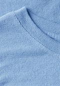 Strick-Look Shirt serenity blue