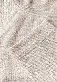 Strick-Look Shirt smooth sand beige