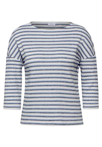Strick-Look Shirt universal blue