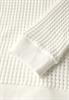 Strick-Look Strukturshirt off white