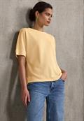 Strick-Look T-Shirt blend yellow