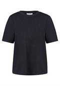 Strick-Look T-Shirt dark void blue