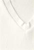 Strick-Look T-Shirt off white