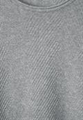 Strick Struktur Pullover cloud grey melange