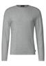 Strick Struktur Pullover cloud grey melange