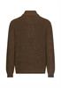 Strick-Troyer in melierter Optik dark brown