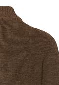 Strick-Troyer in melierter Optik dark brown