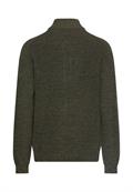 Strick-Troyer in melierter Optik dark olive green