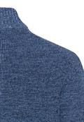 Strick-Troyer in melierter Optik tinted blue
