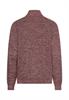 Strick-Troyer mit melierter Struktur amber red