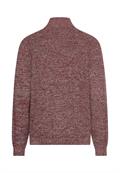 Strick-Troyer mit melierter Struktur amber red