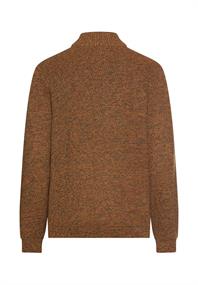 Strick-Troyer mit melierter Struktur cinnamon