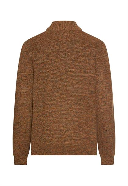 Strick-Troyer mit melierter Struktur cinnamon