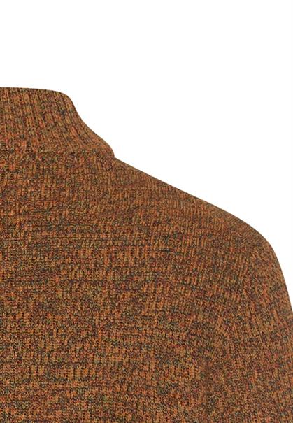 Strick-Troyer mit melierter Struktur cinnamon