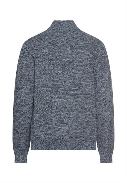 Strick-Troyer mit melierter Struktur tinted blue