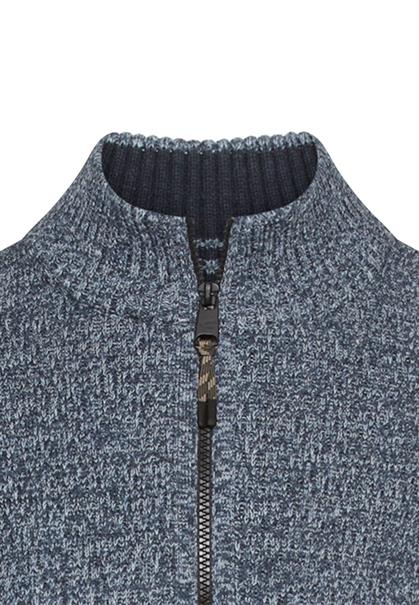 Strick-Troyer mit melierter Struktur tinted blue