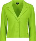 Strickblazer mit Reverskragen matcha