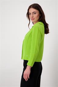 Strickblazer mit Reverskragen matcha