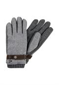 Strickhandschuhe mit Fleecefutter grey melange
