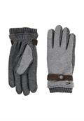 Strickhandschuhe mit Fleecefutter grey melange