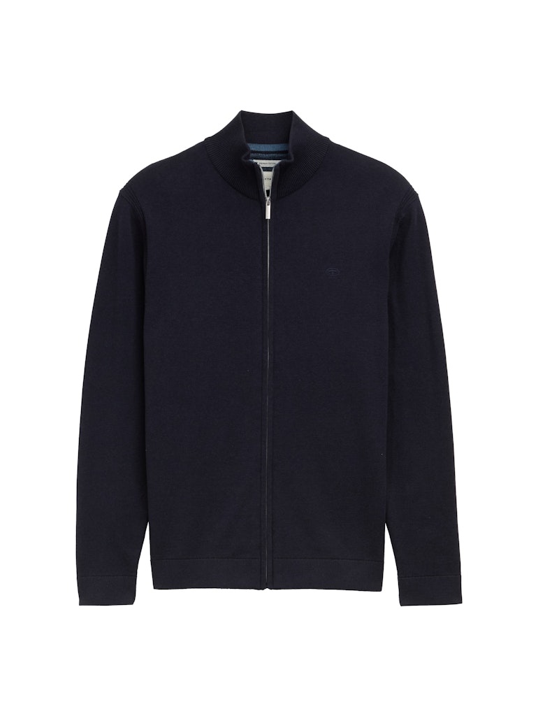 TOM TAILOR Strickjacke, mit Logo Stickerei günstig online kaufen