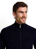 Strickjacke aus Baumwolle sky captain blue