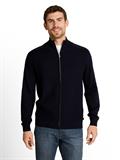 Strickjacke aus Baumwolle sky captain blue