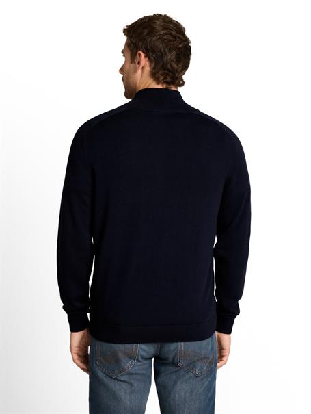 Strickjacke aus Baumwolle sky captain blue