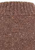 Strickjacke aus einem Merino-Wollmix nougat