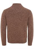 Strickjacke aus einem Merino-Wollmix nougat