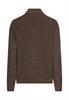Strickjacke aus einem soften Baumwollmix dark brown