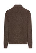 Strickjacke aus einem soften Baumwollmix dark brown