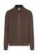 Strickjacke aus einem soften Baumwollmix dark brown