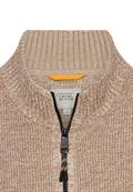 Strickjacke aus einem soften Baumwollmix oatmeal