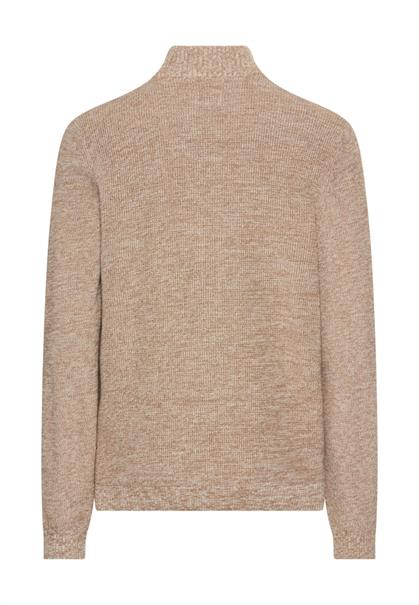 Strickjacke aus einem soften Baumwollmix oatmeal
