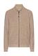 Strickjacke aus einem soften Baumwollmix oatmeal