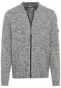 Strickjacke aus einem soften Baumwollmix stone gray