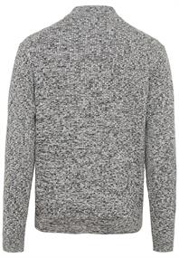 Strickjacke aus einem soften Baumwollmix stone gray
