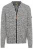 Strickjacke aus einem soften Baumwollmix stone gray